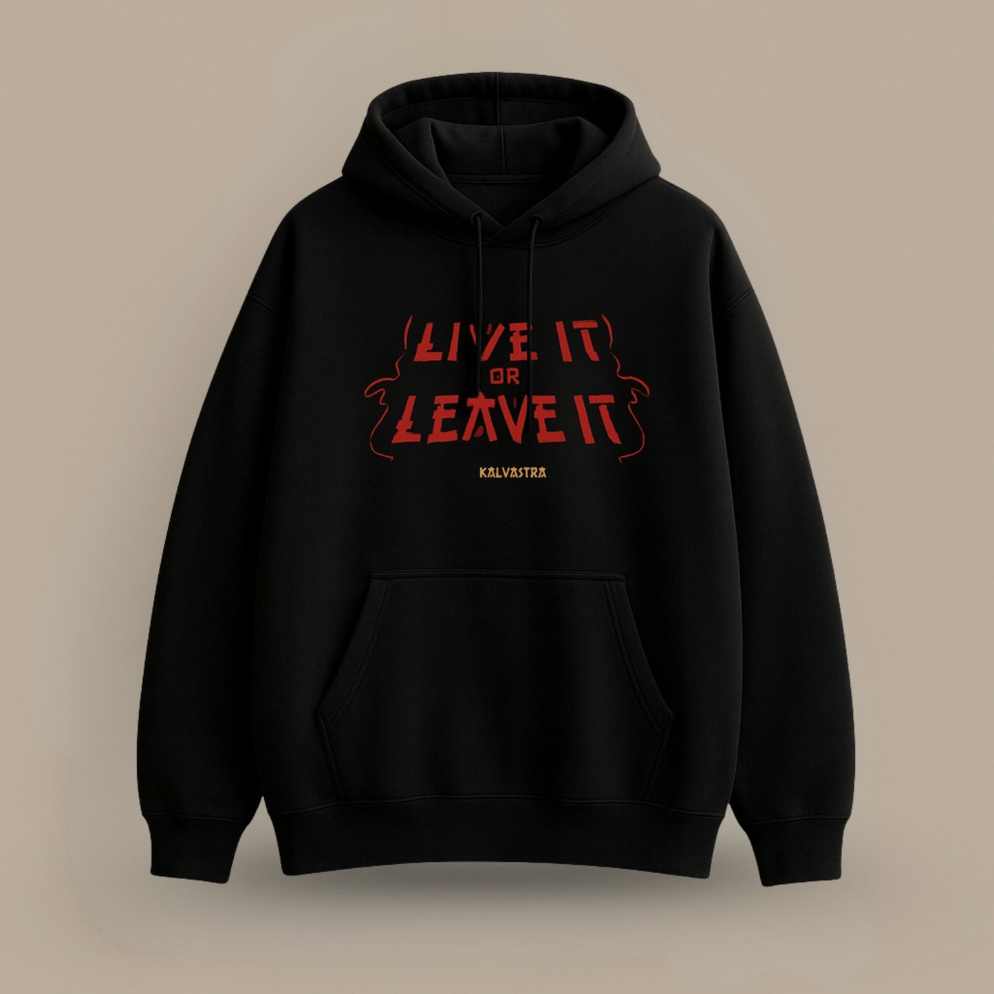 Live it or Leave it Print Hoodie